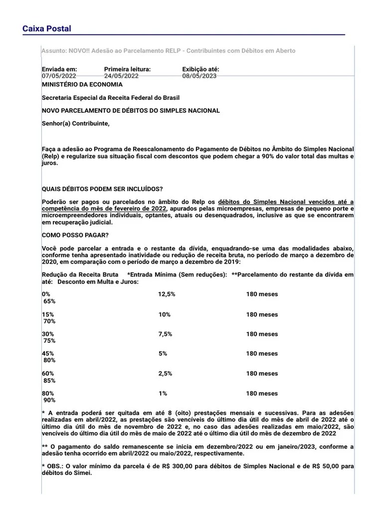 eCAC Centro Virtual de Atendimento PDF