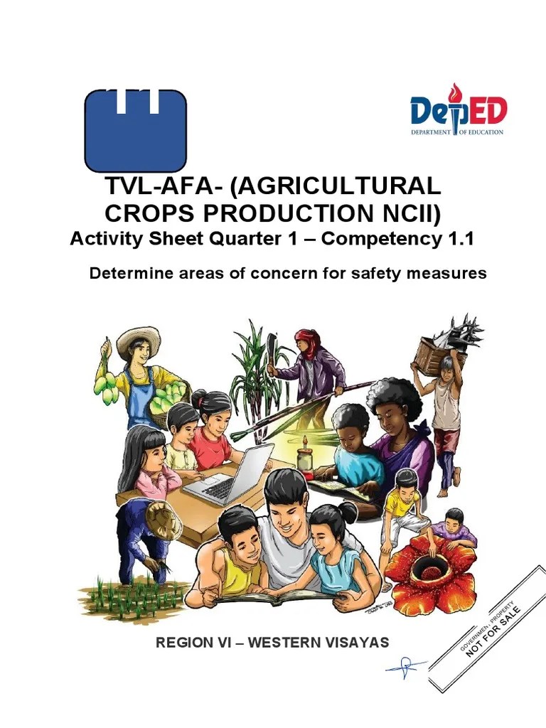 TvlAfa (Agricultural Crops Production Ncii) Activity Sheet Quarter
