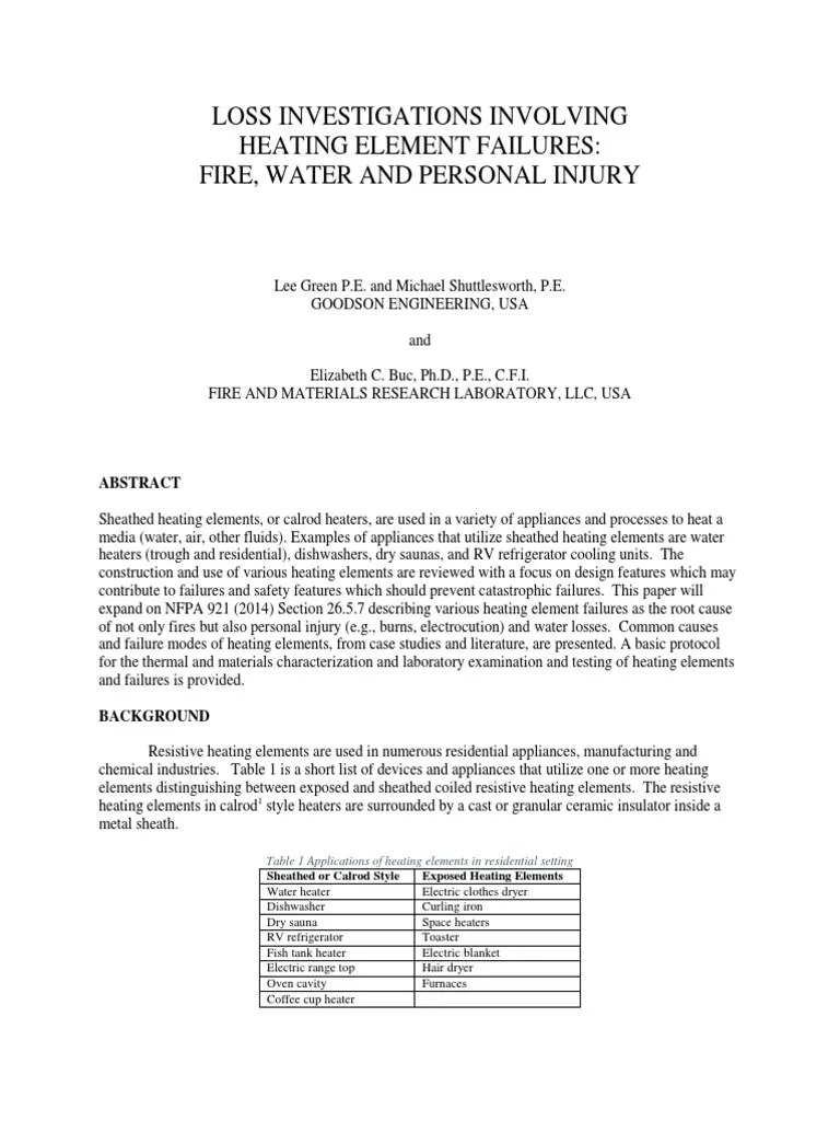 ISFI Abstract Heating Element Failures PDF