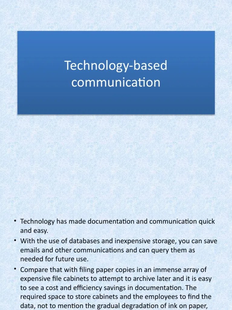 MODULE 1 TechnologyBased Communication PDF Massive Open Online