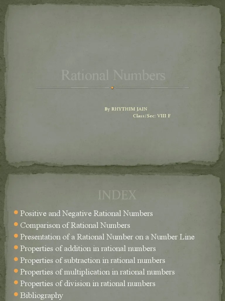 Understanding Rational Numbers A Comprehensive Breakdown of Positive