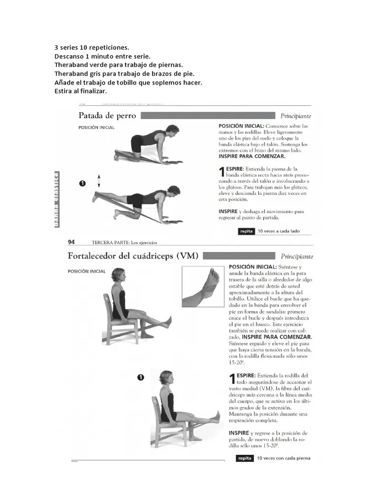 Rutina Theraband PDF