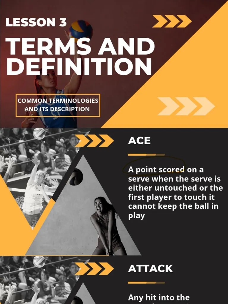Common Volleyball Terminology and Definitions A Guide to Key Terms