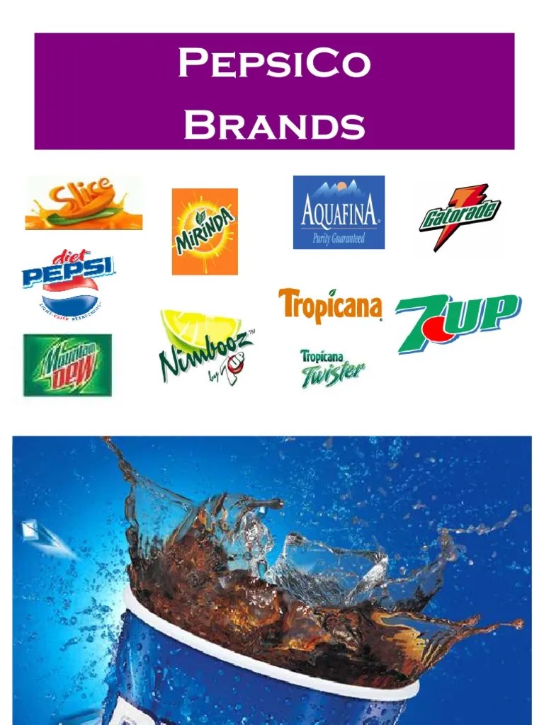 Pepsico Brands Pepsi Co Soft Drink