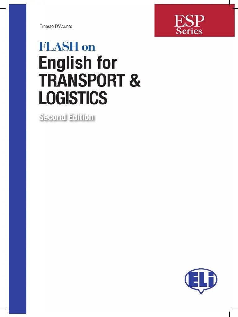 English For Transport and Logistic PDF Transport Logistics
