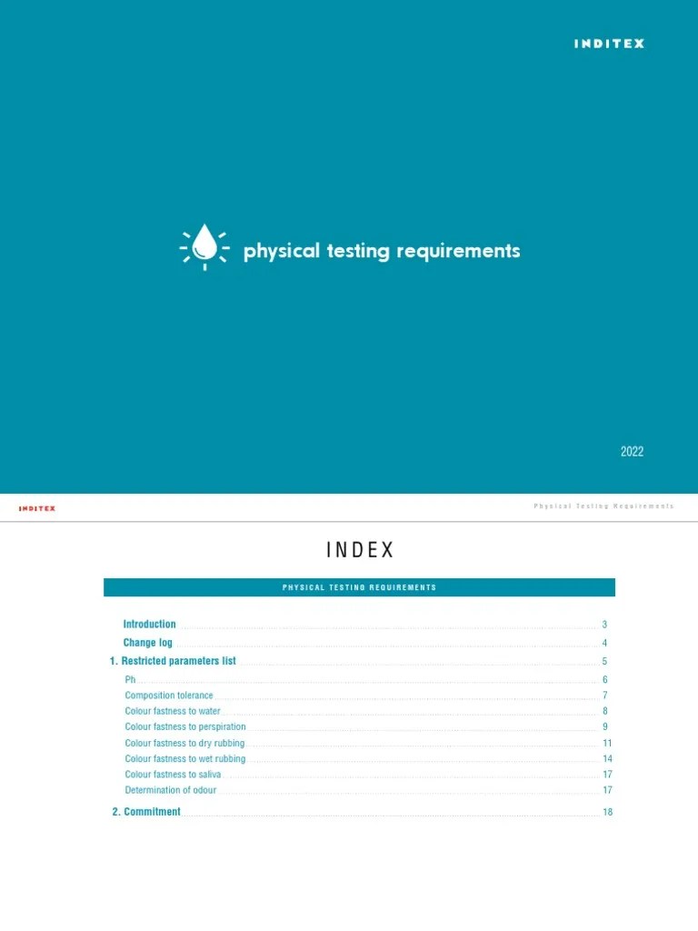 Physical Testing Requirements PDF Gulf Cooperation Council Textiles