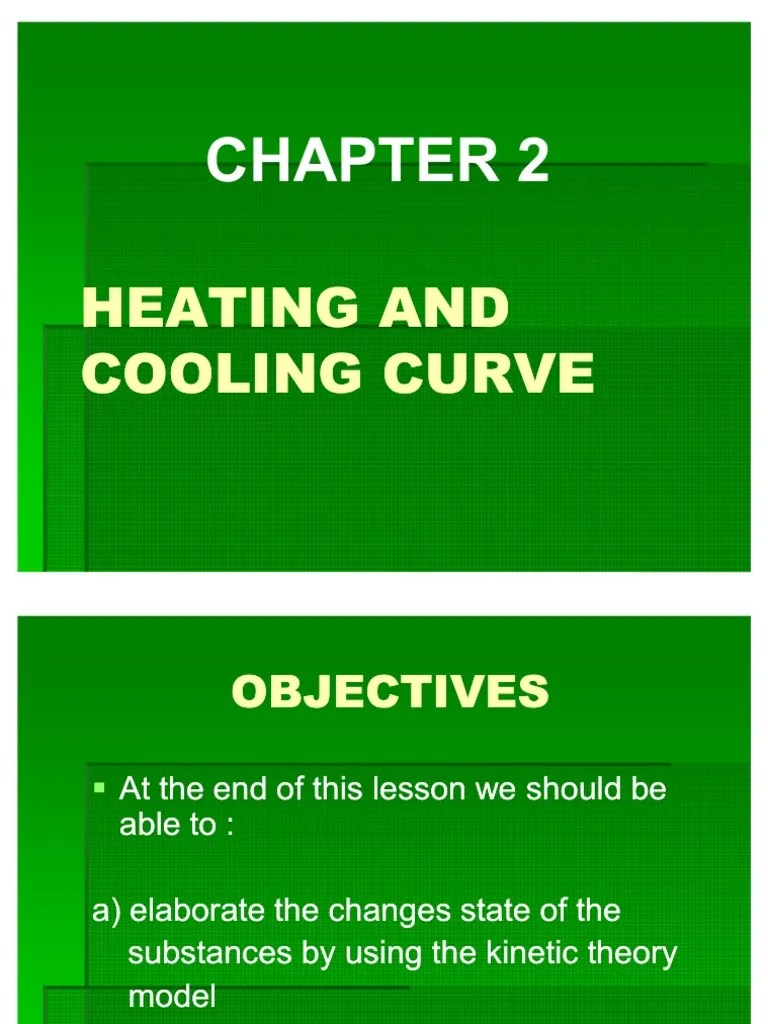 Heating and Cooling Curve PDF Melting Point Liquids