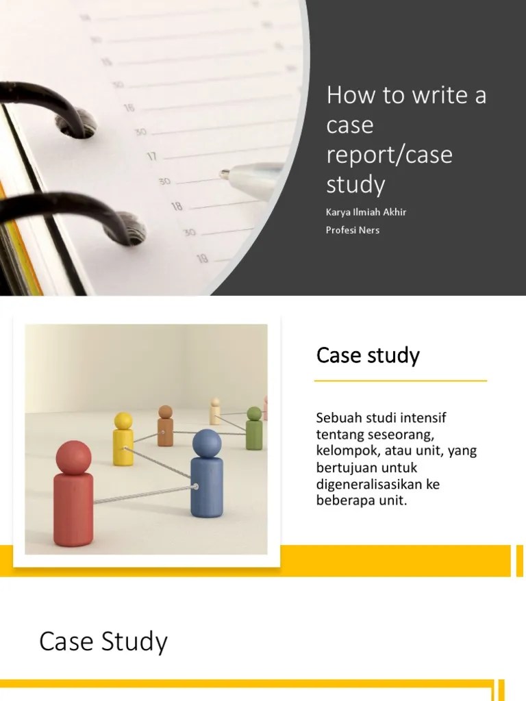 How To Write Case Report PDF