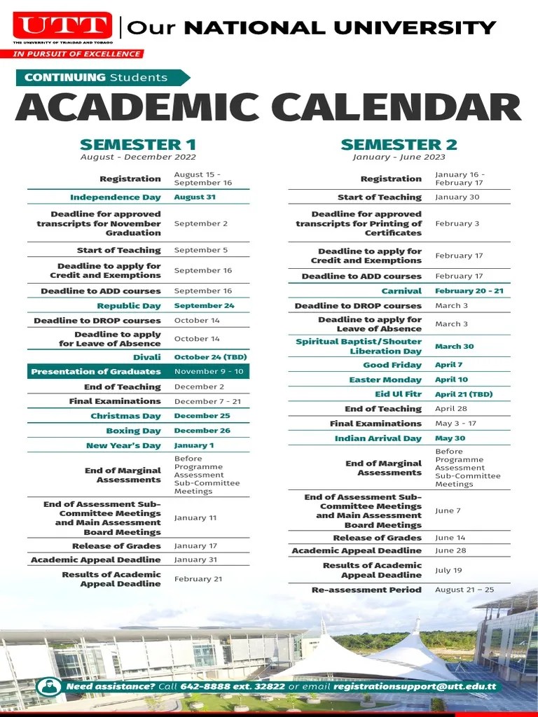 Semester 1 Semester 2 Academic Calendar PDF Academic Term