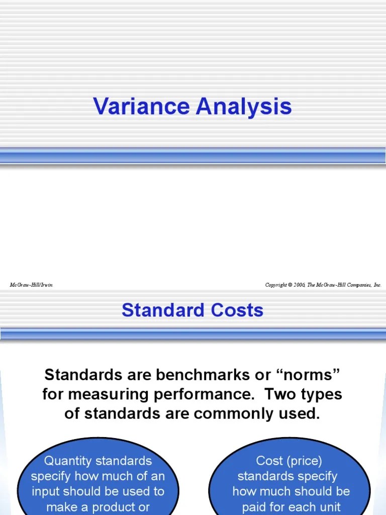 12c .Standard Costs & VarianceAnalysis PDF Prices Labour Economics