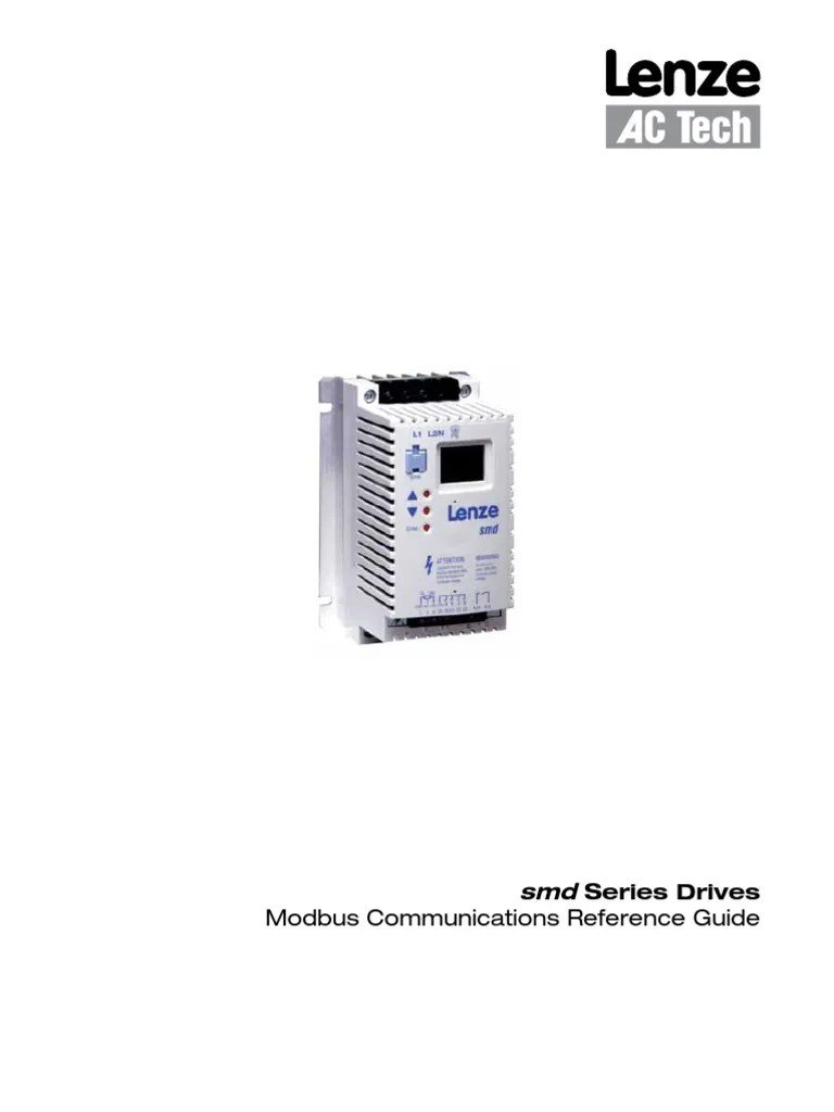 Modbus Communications Reference Guide SMD Series Drives PDF