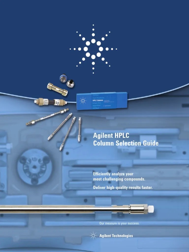 Agilent HPLC Column Selection Guide How To Contact Agilent PDF