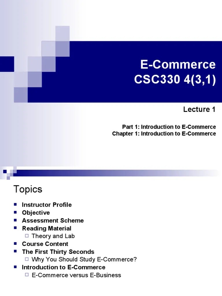 CSC330 4 (3,1) Part 1 Introduction To Chapter