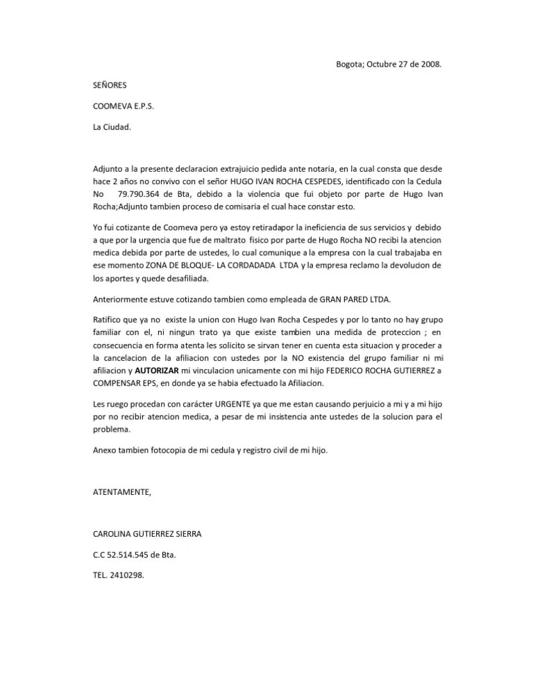 Carta Solicitud Devolucion Dinero Universidad prestamos para vivienda