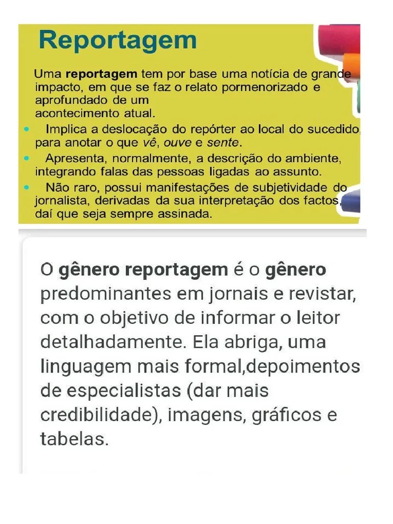 O Que e Reportagem PDF