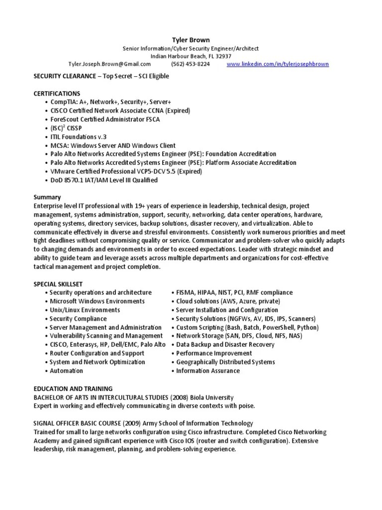 SECURITY CLEARANCE Top Secret SCI Eligible Certifications PDF Cloud Computing Computer