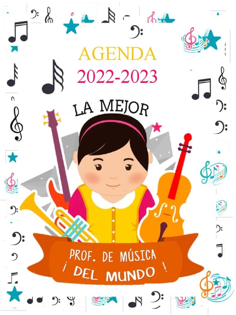 Agenda de maestra de música 20222023 PDF