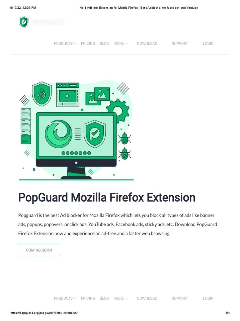 No.1 Adblock Extension For Mozila Firefox Best Adblocker For Facebook and Youtube PDF