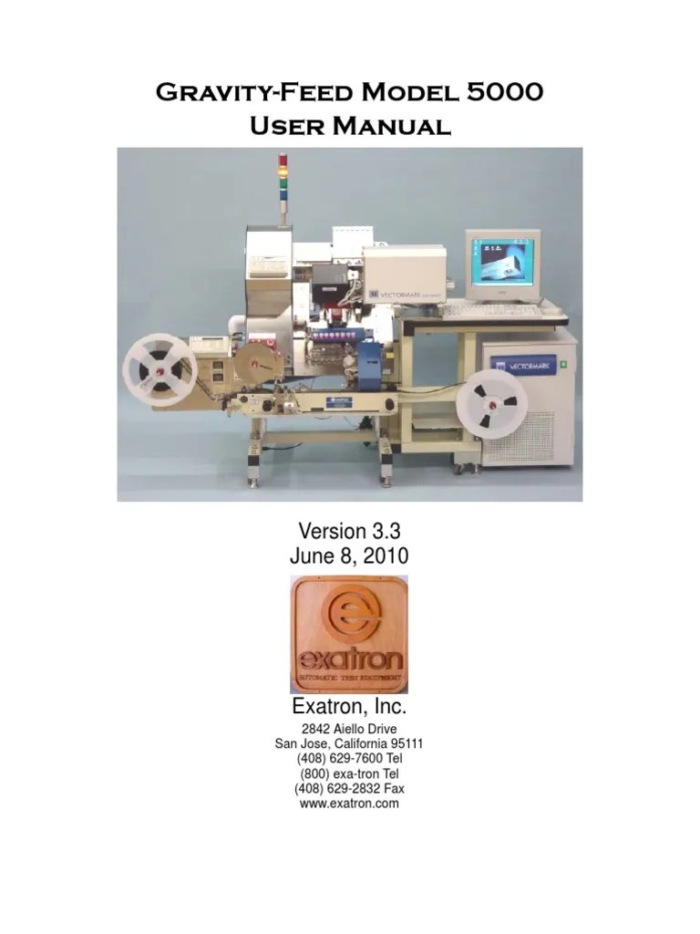 Model 5000 Manual | PDF | Manufactured Goods | Electrical Engineering