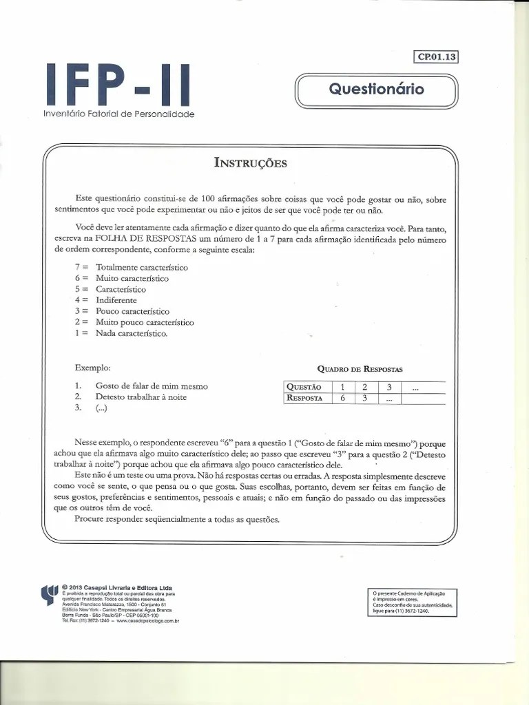 IFP II em PDF PDF