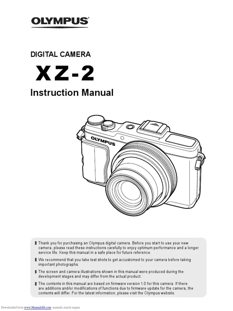 Instruction Manual Digital Camera PDF Shutter Speed Exposure (Photography)
