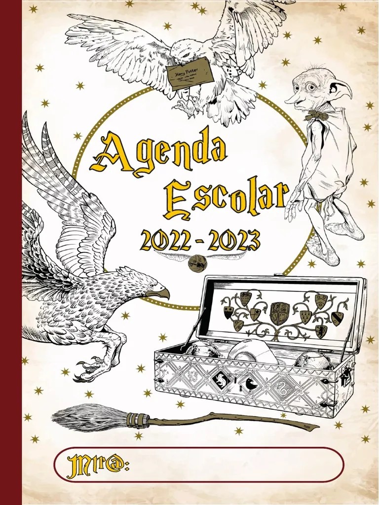 Agenda 20222023 Harry Potter PDF