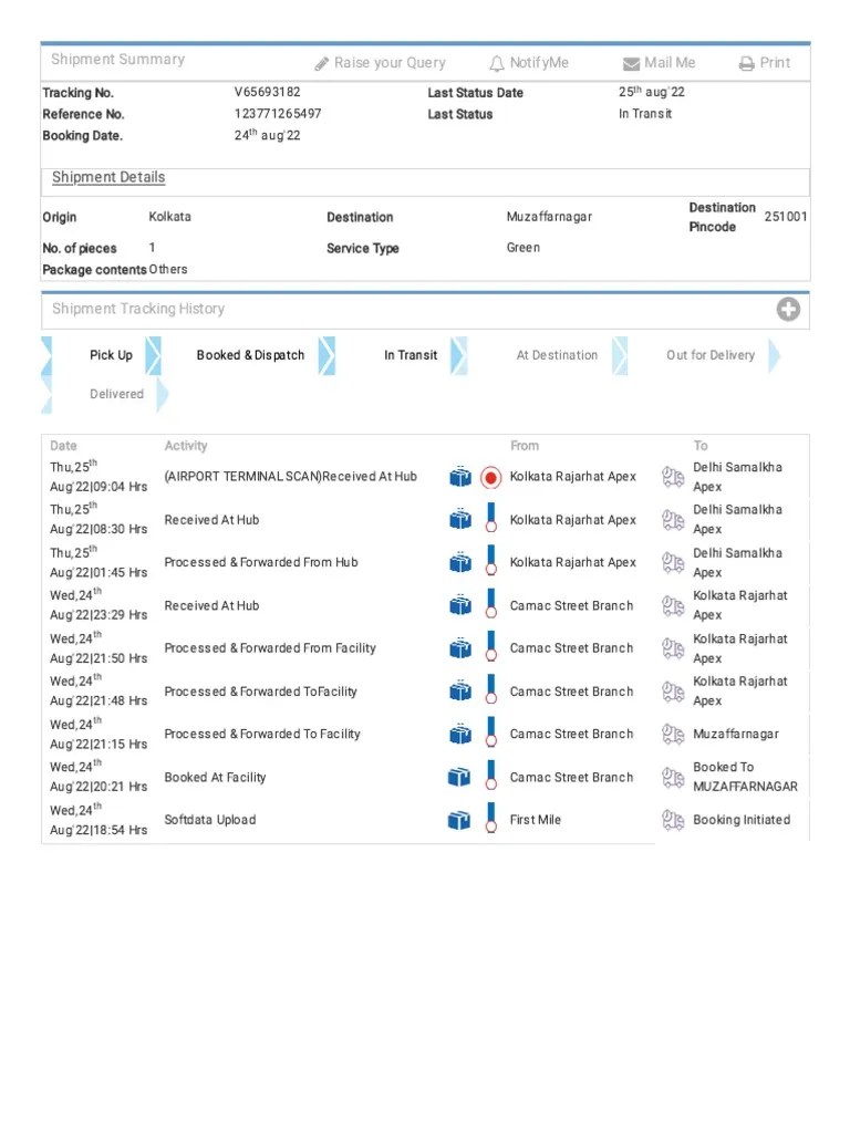 Track Shipment Status Consignment Status DTDC India PDF Supply Chain Management