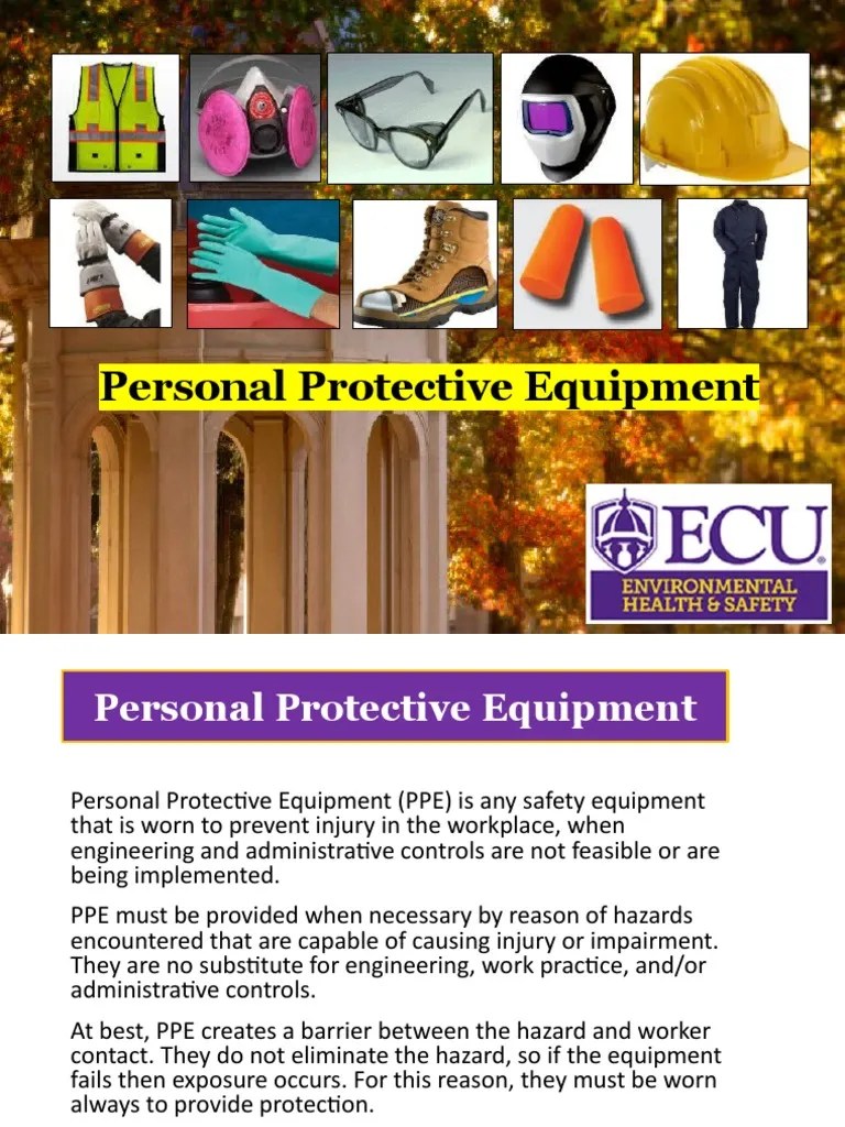Personal Protective Equipment PDF Personal Protective Equipment