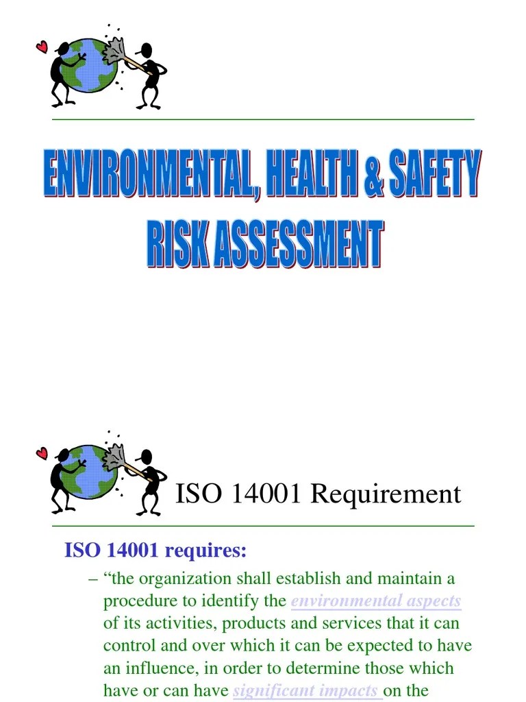 EHS Risk Assessment Air Pollution Waste
