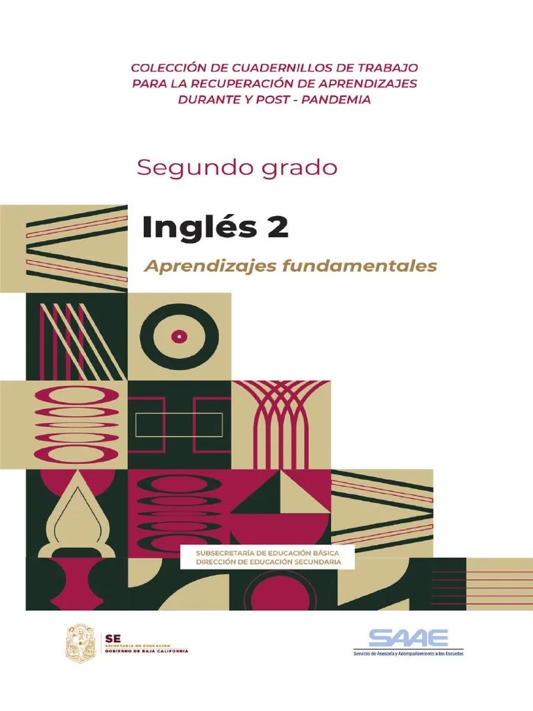 Ingles Aprendizajes Fundamentales 2 PDF Aprendizaje Educación