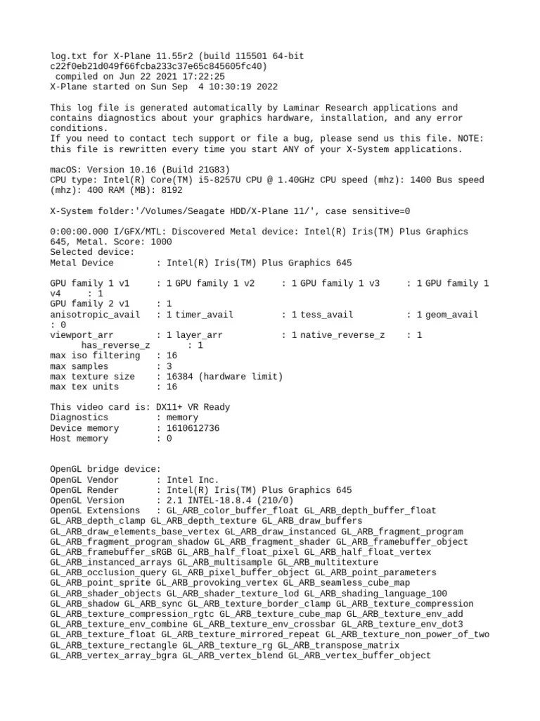 Log Xplane PDF Air Traffic Control Instrument Flight Rules