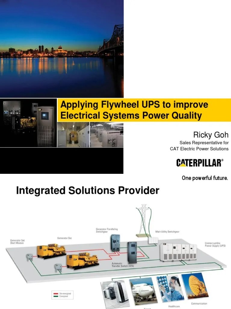 ApplyingFlywheelUPSInPowerSystem PDF Electric Motor Physical