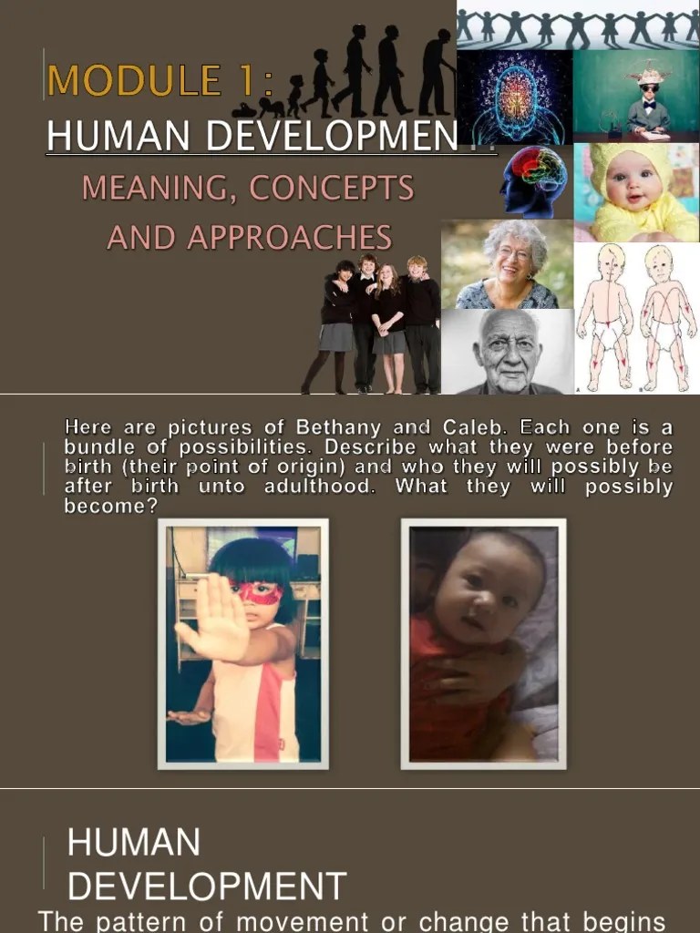 Human Development_Meaning, Concept and Approaches PDF Learning