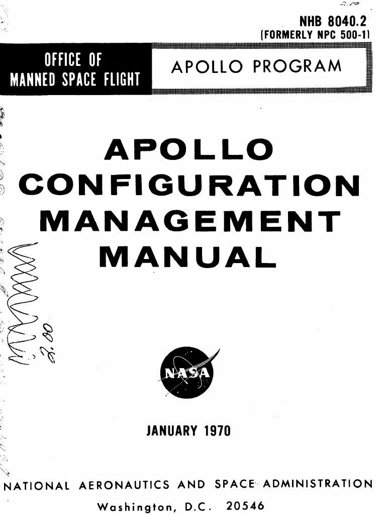 Apollo Configuration Management Manual Specification (Technical