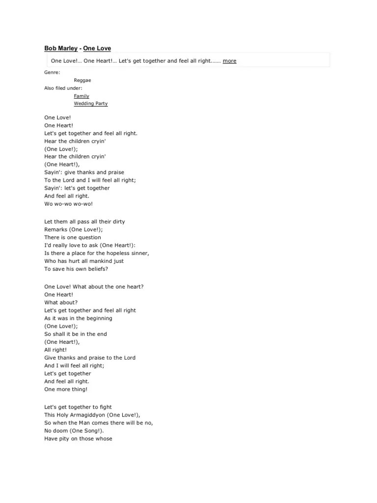 Lyrics 2 Reggae La Bamba (Song)