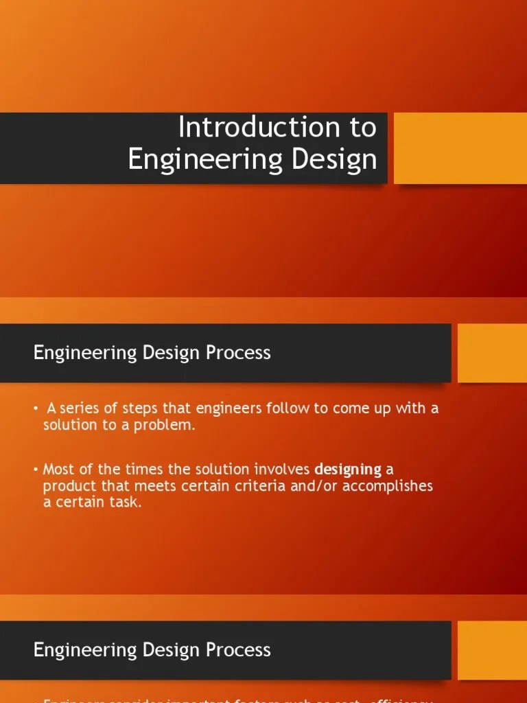 03Introduction To Engineering Design PDF