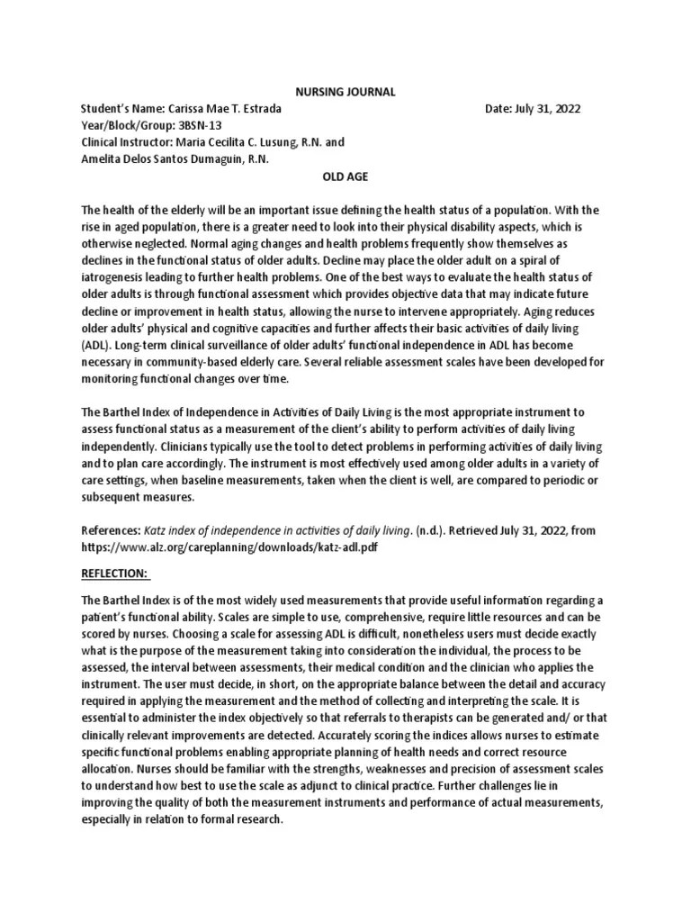 Nursing Journal PDF Health Care Health Sciences