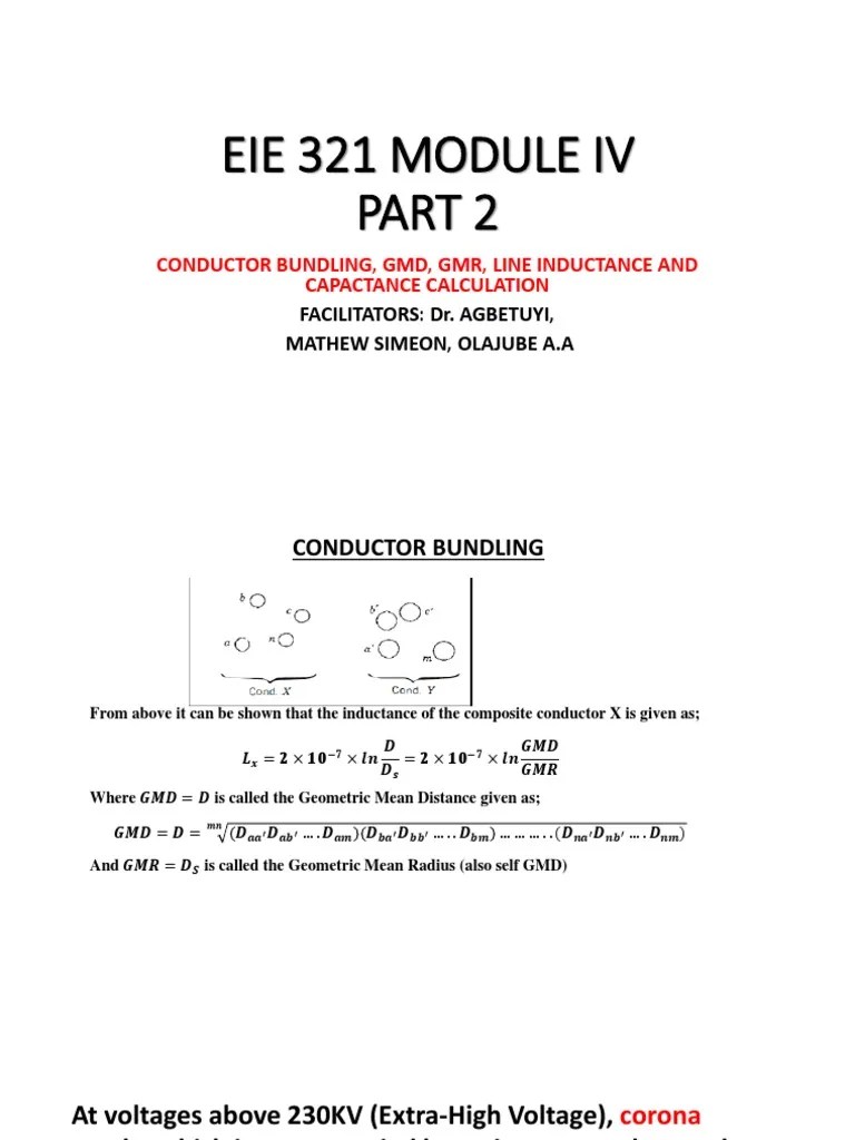 Conductor Bundling PDF Inductance Electric Power Transmission