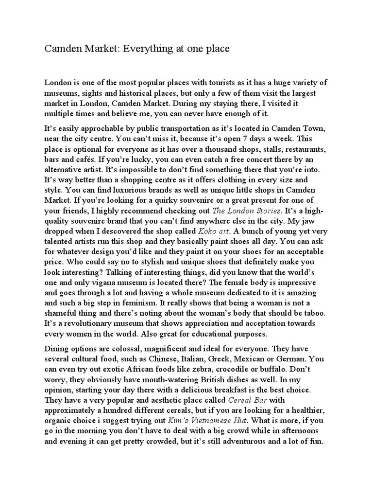 An Article Describing A Place PDF