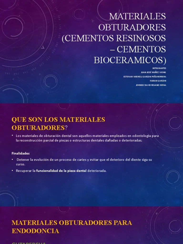 BC Sealer y Mta Fillapex Fabian PDF Química Materiales