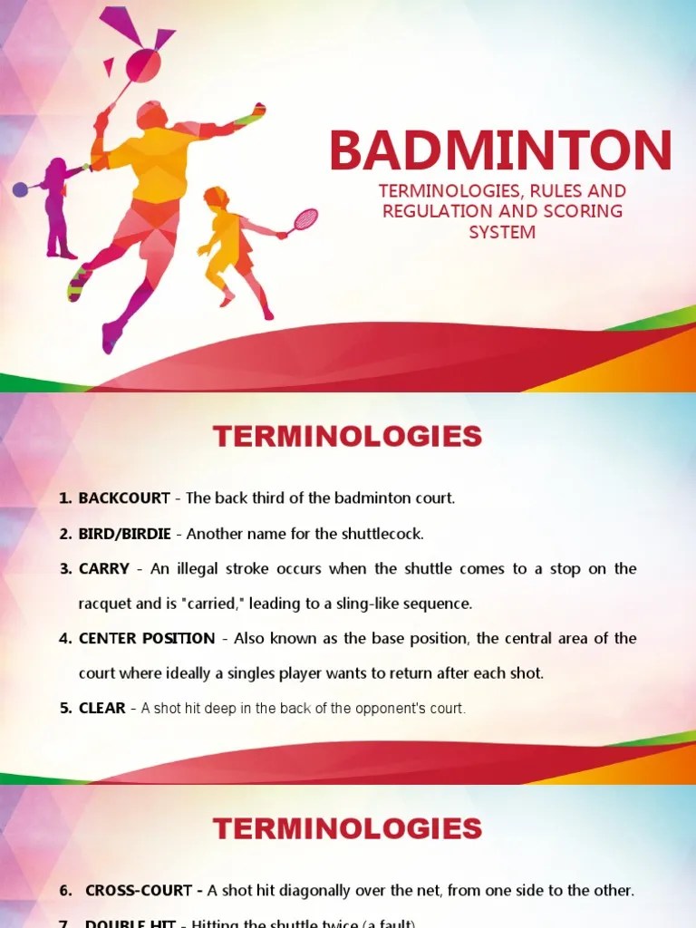 A Comprehensive Guide to Badminton Rules, Scoring, Terminology, and Etiquette PDF Leisure