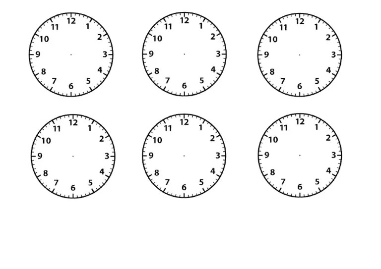 clock face PDF