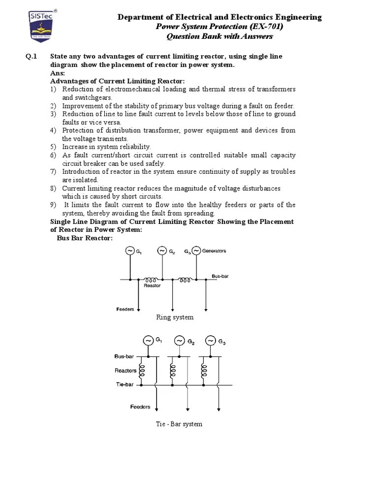 PSP (EX701) 50 Questions Bank With Solution PDF Relay Fuse
