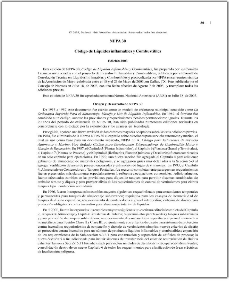 Nfpa 30 2003 | PDF