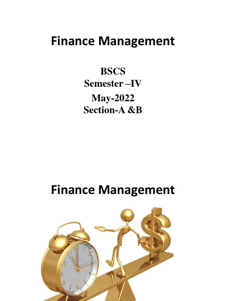 3 Lect. Time value of money PDF Time Value Of Money Present Value