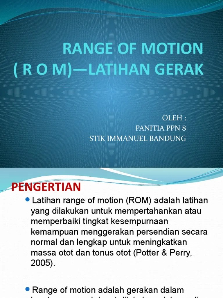 Range of Motion PDF