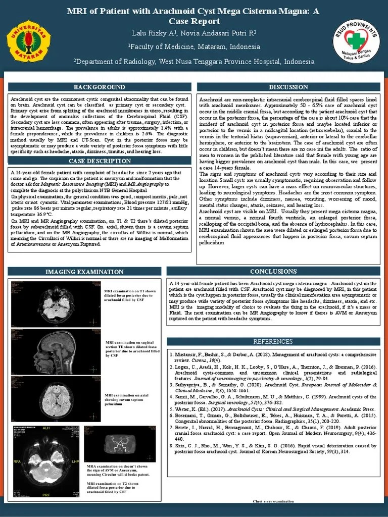 Poster Case Report Revisi 1 PDF Medicine Neurology