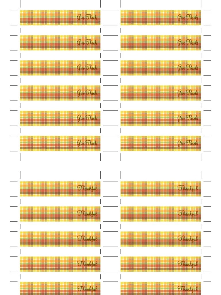Thanksgiving Straw Flags by Dimple Prints