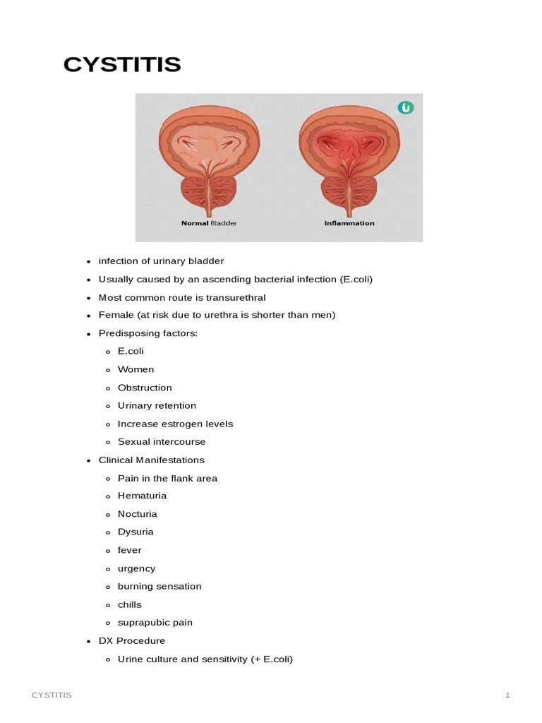 CYSTITIS PDF