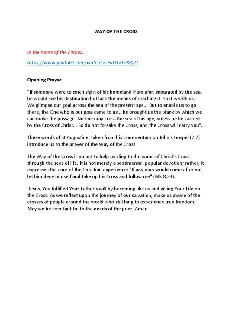 WAY OF THE CROSS | PDF